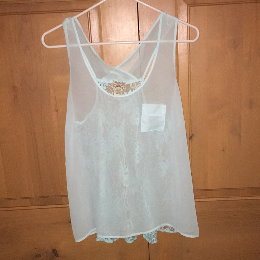 Sheer blouse